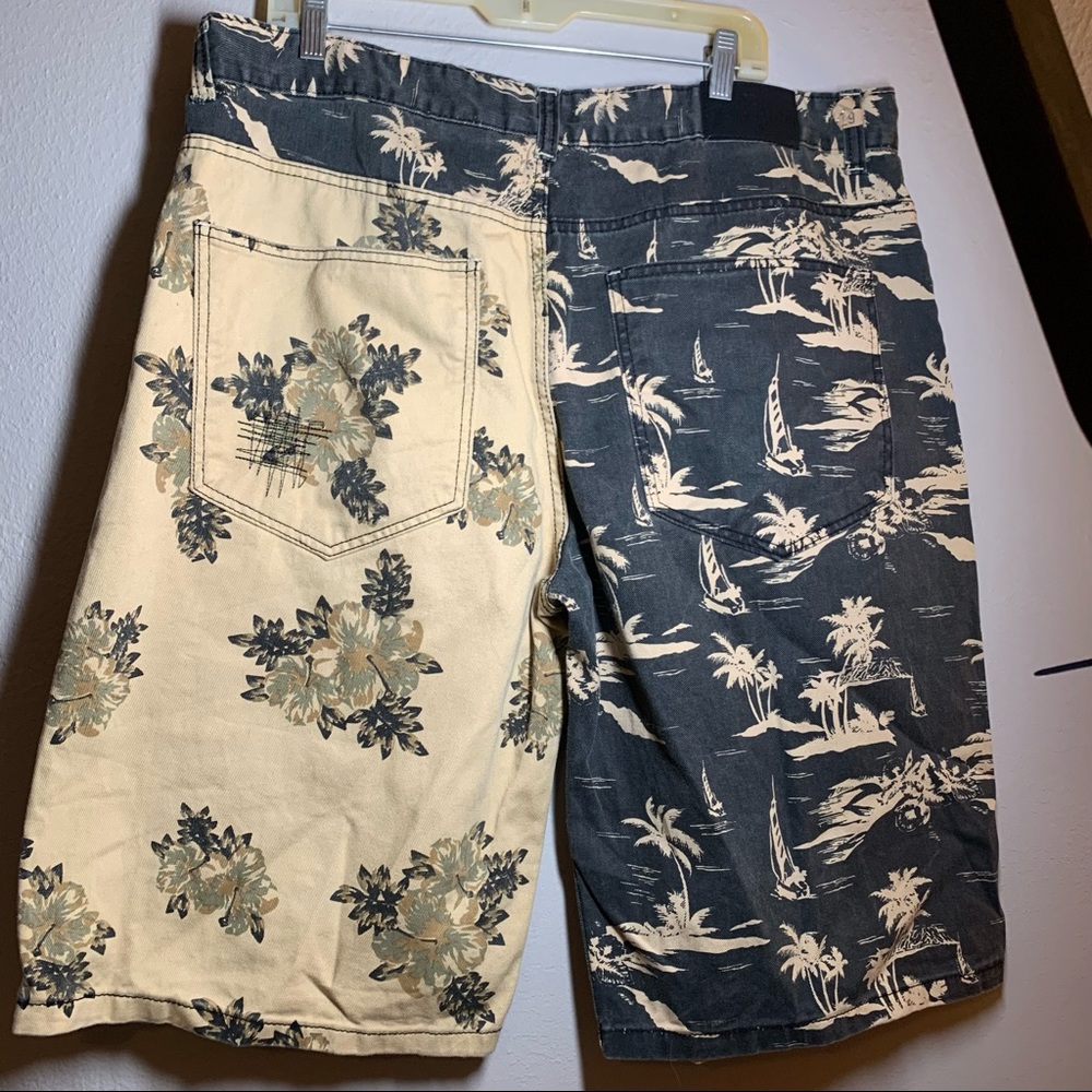 Diamond Stash mens distressed shorts